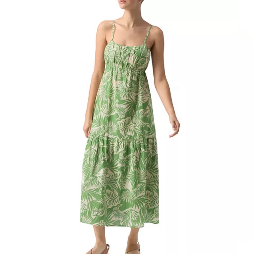 Sanctuary Palm tiered midi dress